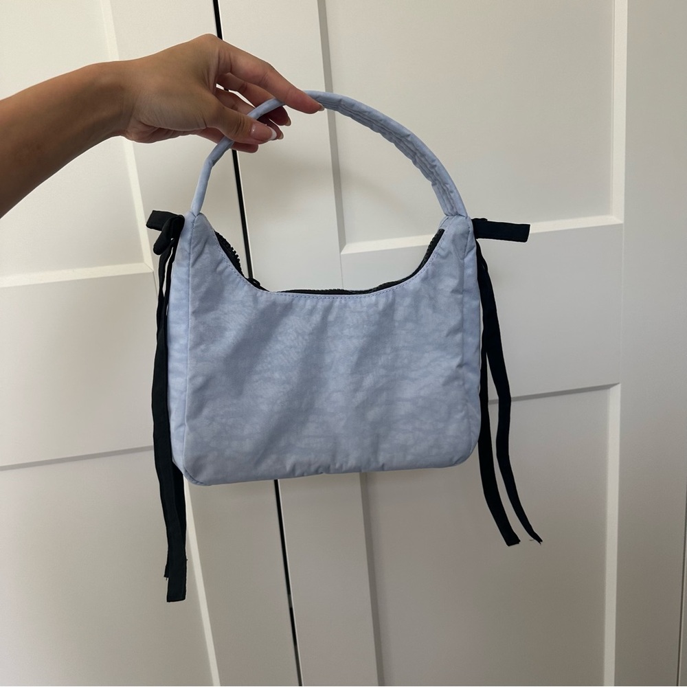 SOLD NWT Sandy Liang x Baggu Mini Bow Bag in Blue 🎀